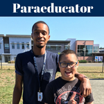 Paraeducator with student